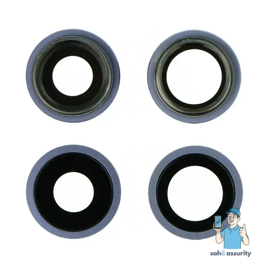 Camera Lens Glass with Frame for Apple iPhone 11 Purple